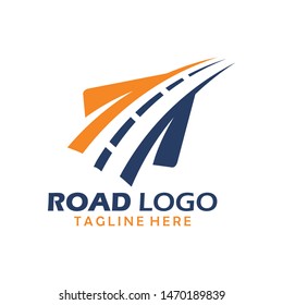 road logo concept icon vector