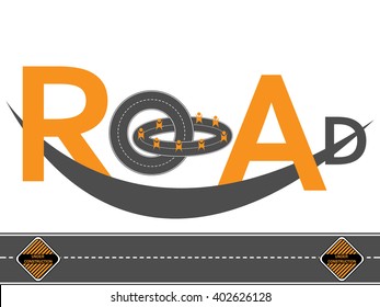 road logo design 