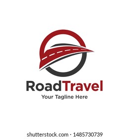 road logo design Template. Road Logo