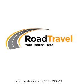 road logo design Template. Road Logo