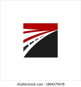 road logo design vector sign