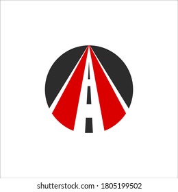 road logo design vector sign