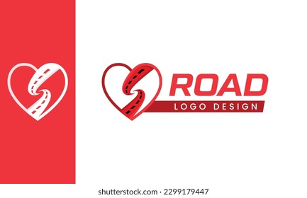 Road Logo with Heart shape
Vector EPS file 