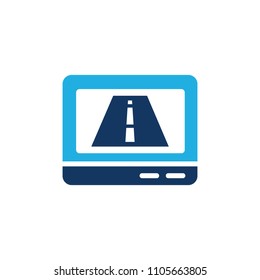 Road Logo Icon Design