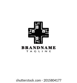 road logo icon design template cute modern vector illustration