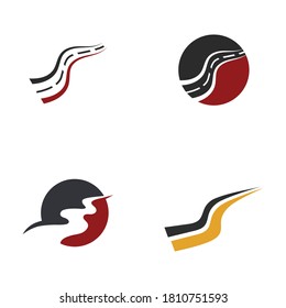 road logo and symbol template