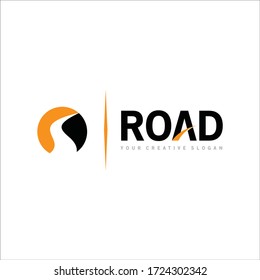 Road Logo, Road Logo Vector Template