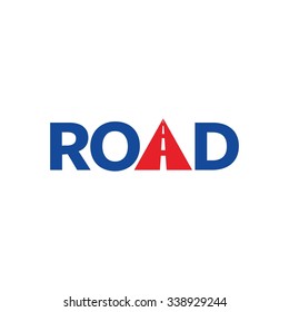 road logotype vector.