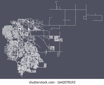 Road Map Aurora Colorado Usa Vector De Stock Libre De Regal As   Road Map Aurora Colorado Usa 260nw 1642078192 