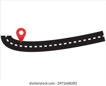 Road Map Journey Route Location
