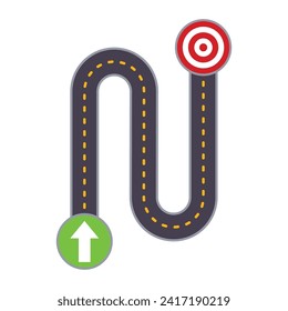 Roadmap für den Erfolg, Vektorgrafik