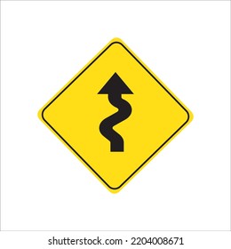 diseño del logotipo de la ilustración del vector de marcado de carretera