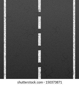 Road markings background 