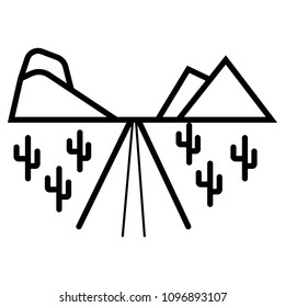 road to the mountains icon