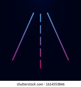 Road nolan icon. Simple thin line, outline vector of web icons for ui and ux, website or mobile application