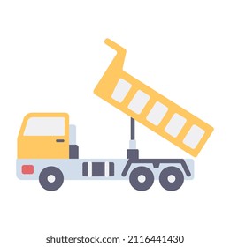 Road off vehicle icon, editable vector

