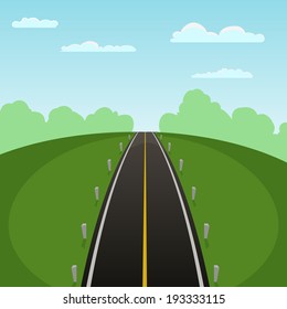 Road Over Field