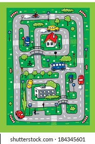 Road pattern