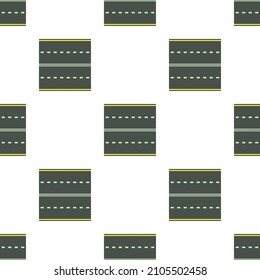 Road pattern seamless background texture repeat wallpaper geometric vector