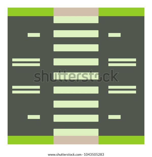 Road with pedestrian\
zone icon. Cartoon illustration of road with pedestrian zone vector\
icon for web