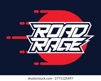 Road Rage lettering typography design