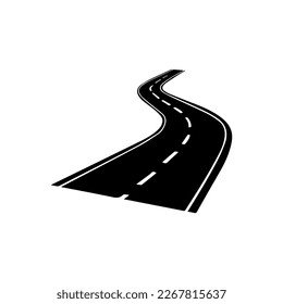 road related icon vector isolated on background