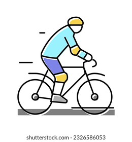 vector de icono de color de conducción por carretera. signo de la carretera. ilustración de símbolo aislado