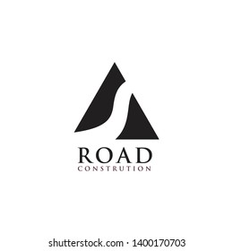 Road / River logo design vector template