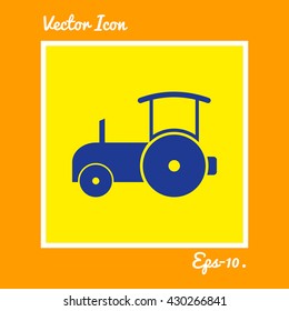 Road Roller Icon. Eps-10.