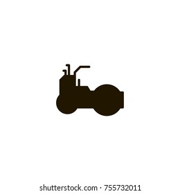 road roller icon. sign design