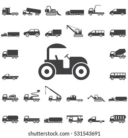 Road roller icon. Transport icons universal set for web and mobile