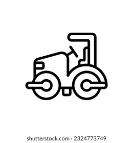 Road Roller Icon Vector Illustration