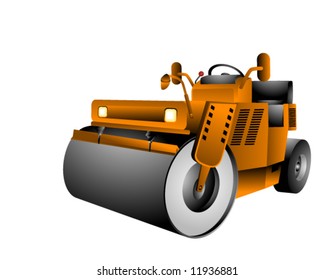 Road Roller - Vector