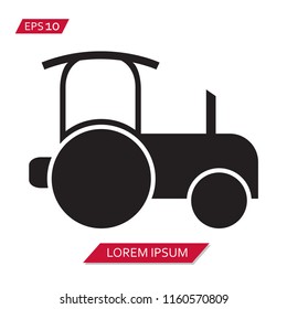 road roller vector icon symbol