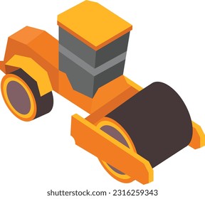 road roller Vector illustration on a transparent background. Premium quality symmbols. Vector line flat icons for concept and graphic design.