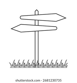 Icono de ruta de carretera. Para el diseño de dirección. Ilustración vectorial.