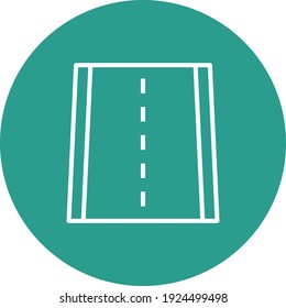 Imagen vectorial de icono de ruta, ruta, ruta. También se puede utilizar para la navegación. Idóneo para aplicaciones web, aplicaciones móviles y medios impresos.