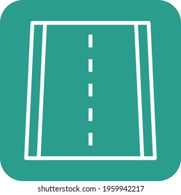 Road, route, way icon vector image. Can also be used for Navigation. Suitable for use on web apps, mobile apps and print media.
