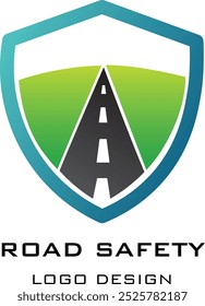 Road safety education logo design 