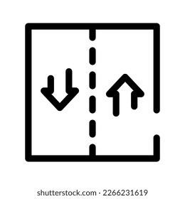 Icono de seguridad en la carretera Ilustración del diseño del vector