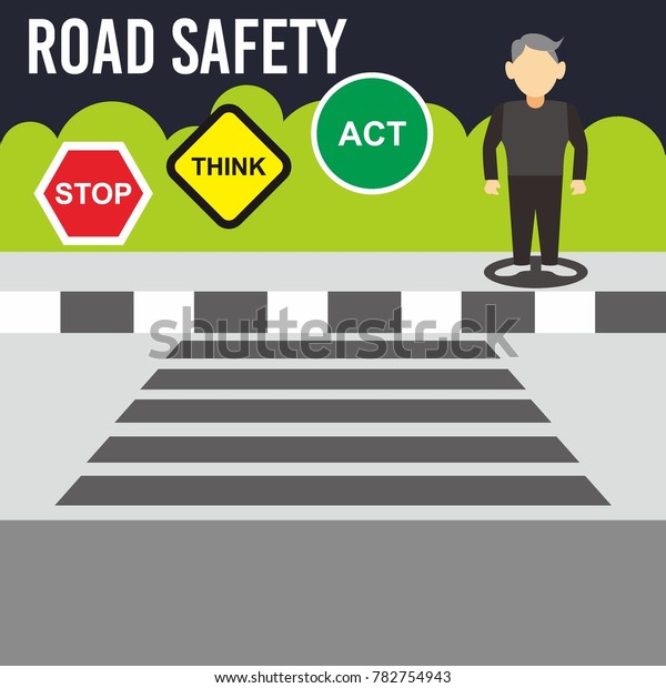 Road Safety Illustration\
Vector