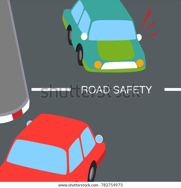 Road Safety Illustration\
Vector