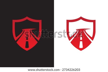 Road Shield Logo Transport Security Travel