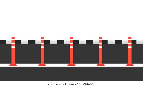 Road side vector. wallpaper. free space for text. copy space. traffic pole.