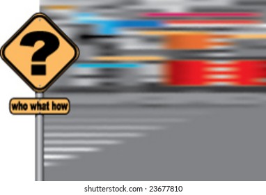 road sign