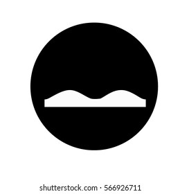 Road sign circle vector illustration