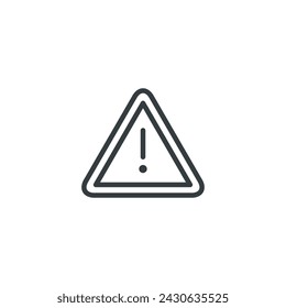 Road sign danger icon, vector illustration