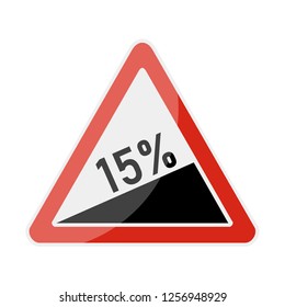 Road Sign Danger. Warning