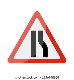 Road Sign Danger. Warning