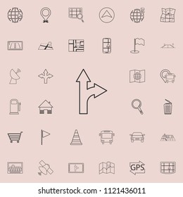 road sign with departure icon. Detailed set of navigation icons. Premium quality graphic design sign. One of the collection icons for websites, web design, mobile app on colored background
